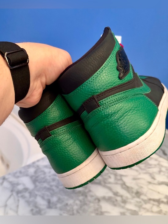 Nike Air Jordan 1 Retro High OG Pine Green Black Basketball Shoes 10.5 MINT main image 6